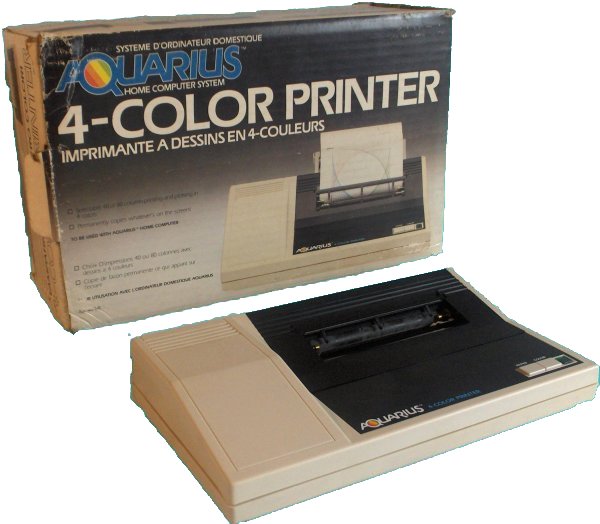 Aquarius 4-color printer/plotter package