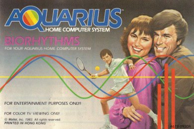 Biorhythms - Mattel Aquarius Software