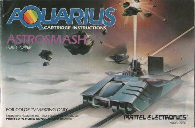 Astrosmash - Mattel Aquarius Game
