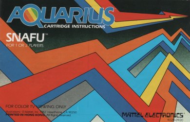 Snafu - Mattel Aquarius Game