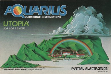 Utopia - Mattel Aquarius Game